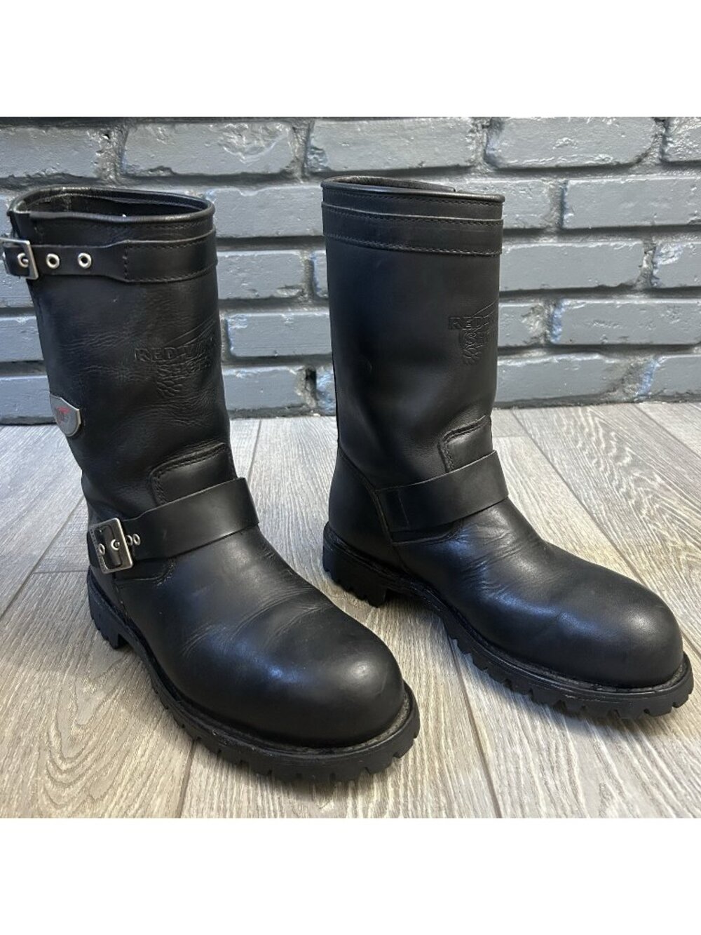 Red Wing 988 Steel Toe Engineer Work Boots Mens 10.5 EE